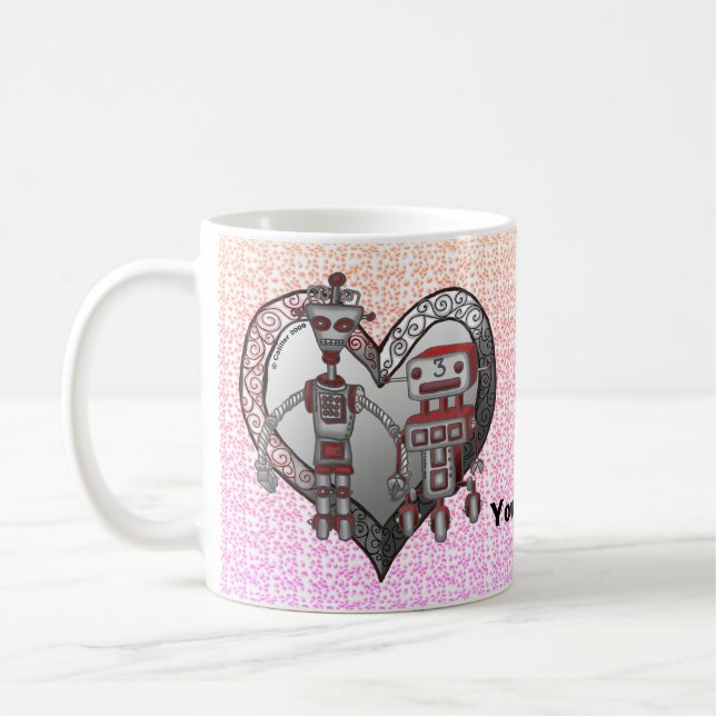 Robot Love mug  (Left)