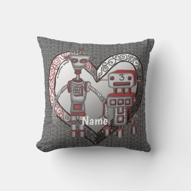 Robot  Love Pillow (Front)