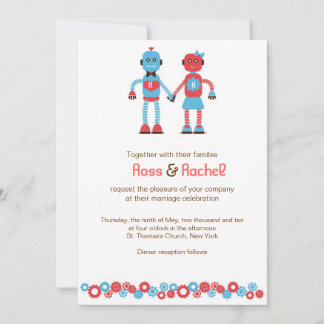 Robot Love Wedding v.2 Invitation