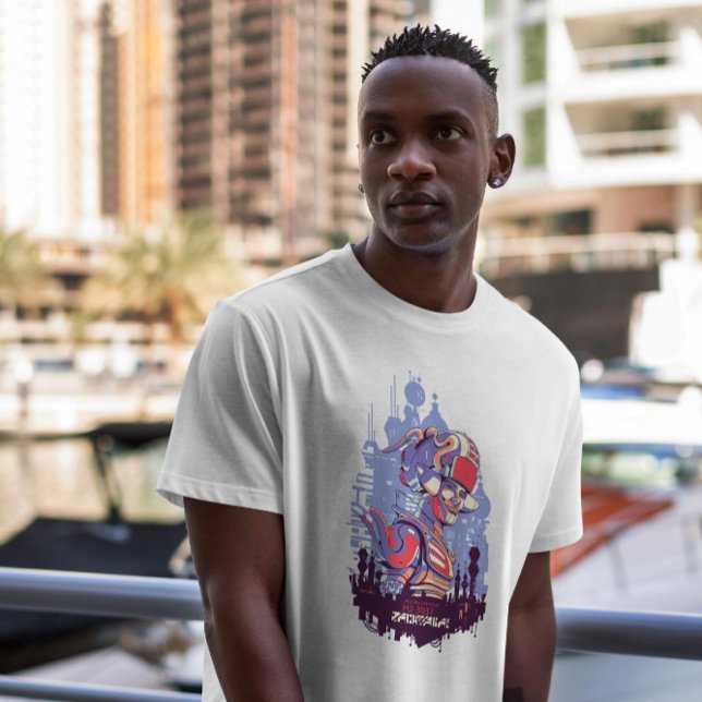 Robot Man Sci Fi Cyber Urban T-Shirt (Creator Uploaded)