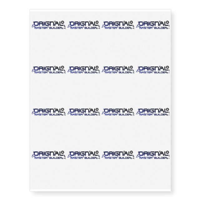 Robot Master s Robotics Engineer Program Streamm Temporary Tattoos (Front)