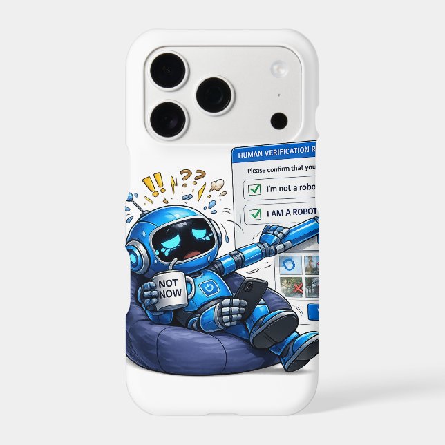 ROBOT MEMES iPhone CASE (Back)