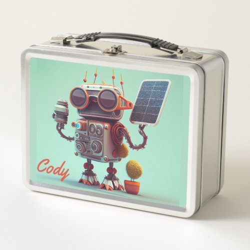 Robot Metal Lunch Box