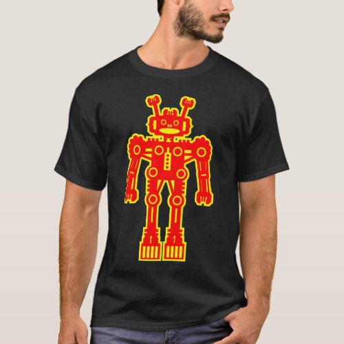 Robot Mk I _ Red and Yellow T_Shirt