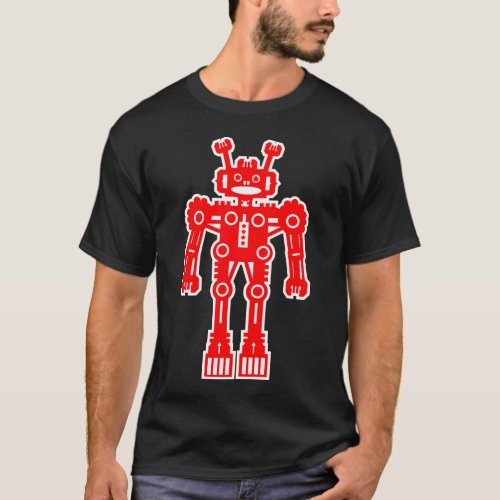 Robot Mk I _ Red T_Shirt
