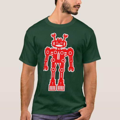 Robot Mk I _ Red T_Shirt