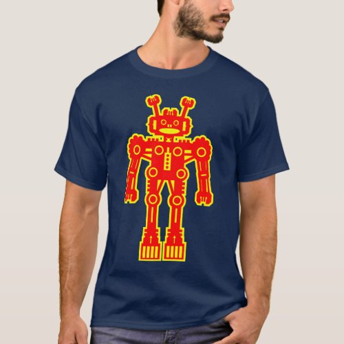 Robot Mk I _ Red  Yellow T_Shirt