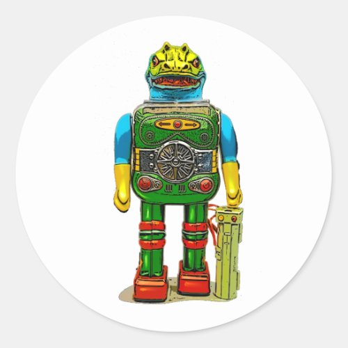 ROBOT MONSTER T_SHIRT CLASSIC ROUND STICKER