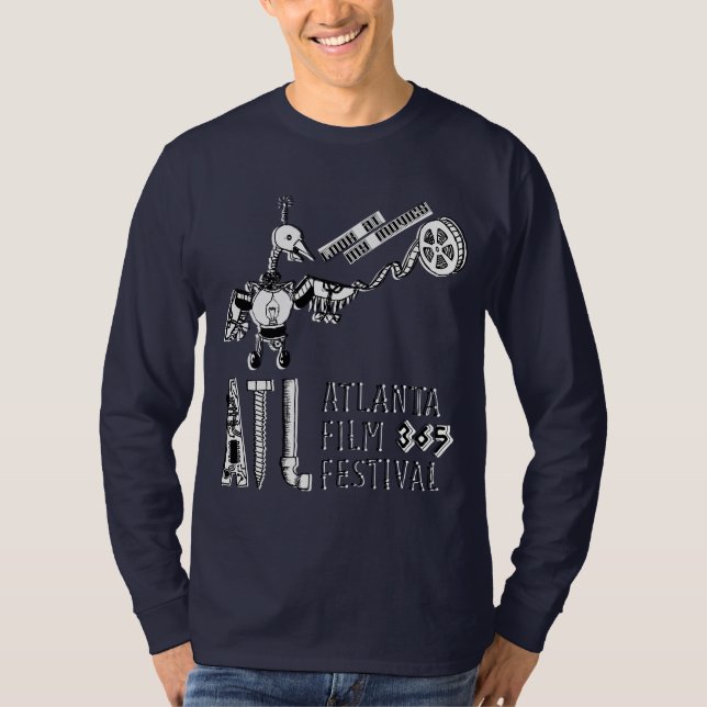Robot Movie Bird long sleeve T T-Shirt (Front)