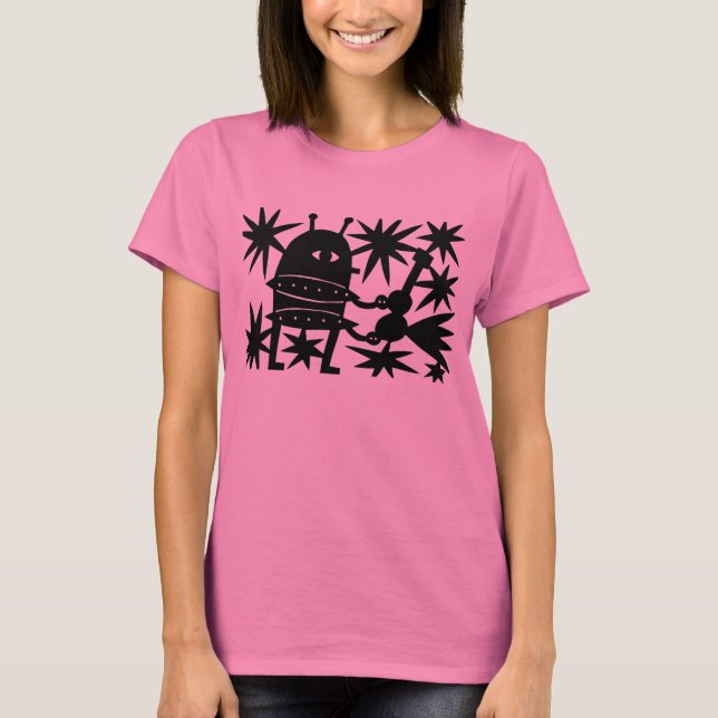 Robot Musician T-Shirt (Front)