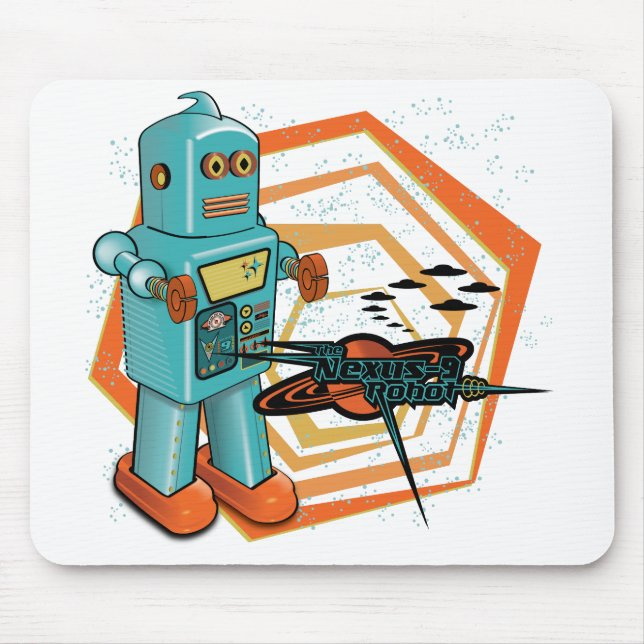 Robot O'Rama Mouse Pad (Front)