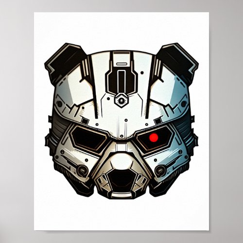 Robot Panda Poster