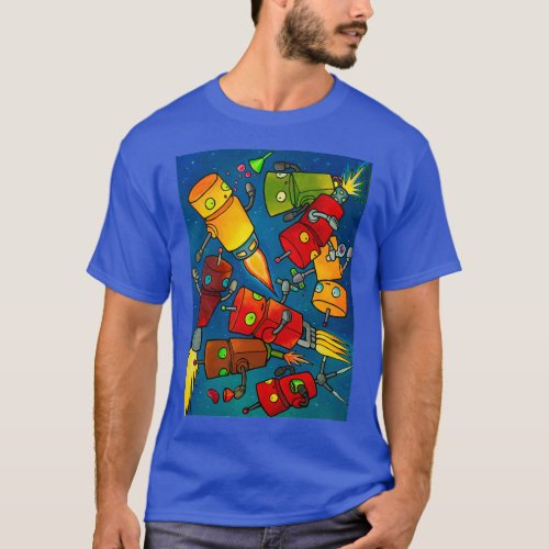 Robot Party 2 T_Shirt