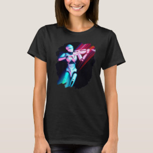 Robot Playing Violin Violinist Music Orchestra Str T-Shirt