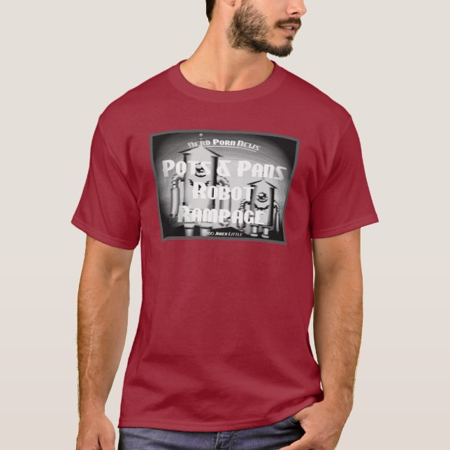 Robot Rampage News Reel T-Shirt (Front)
