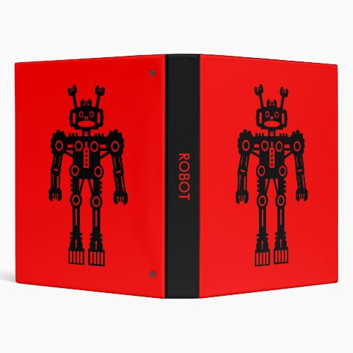 Robot _ Red Binder