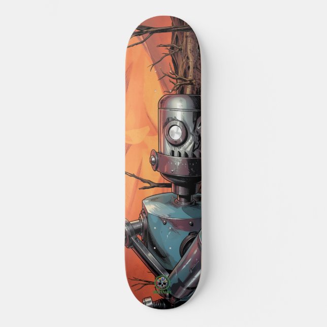 Robot Rest Skateboard Deck (Front)