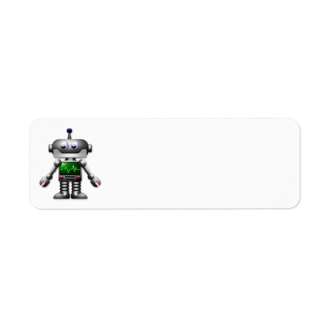 Robot Return Address Labels (Front)