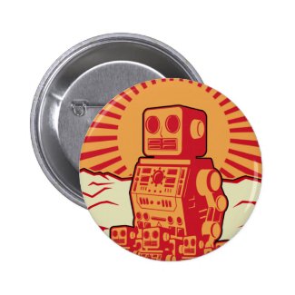Robot Revolution 2 Inch Round Button