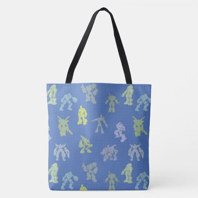 Robot Riot Tote Bag (Front)