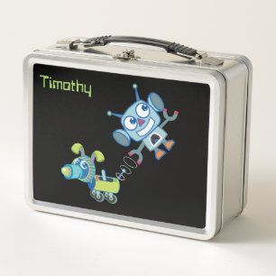 Robot & Robot Dog Stainless Lunchbox