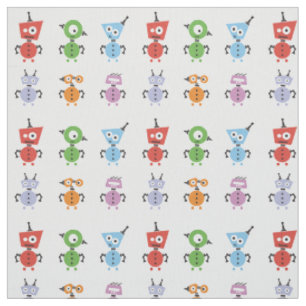 Robot Robots Monster Fabric