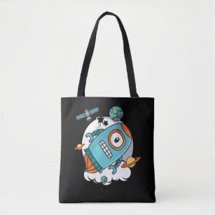 Robot Tote Bags for Sale