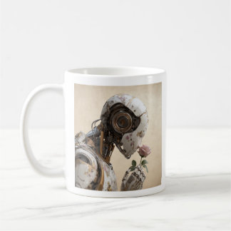 Robot & Rose Solarpunk Mug