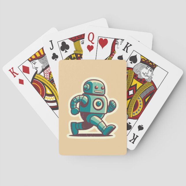 Robot Runner Poker Cards (Back)
