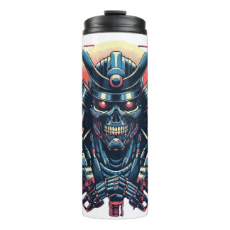 Robot samurai thermal tumbler