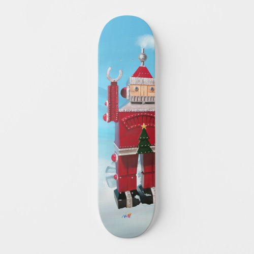 Robot Santa Cruze Skater Bot Christmas Holiday Skateboard