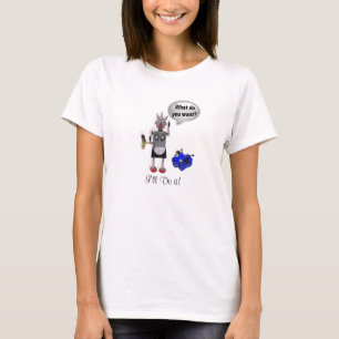 Robot Service Customizable T-Shirt