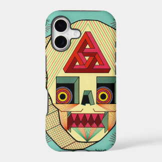 robot skull iPhone 17 case