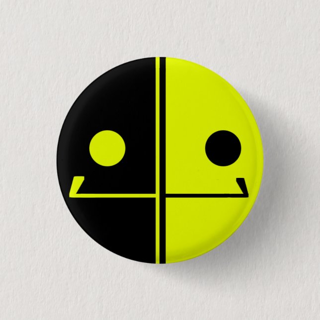 Robot Smile Button (Front)