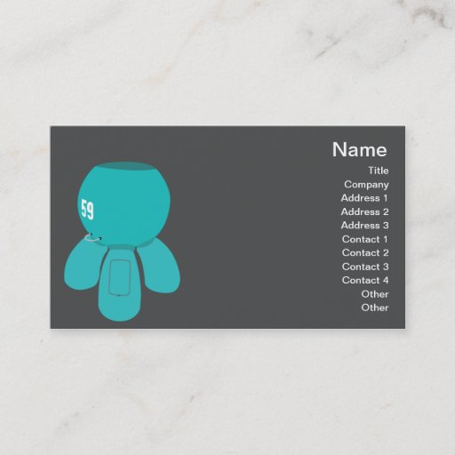 Customizable Robot Spyder - Business Business Card