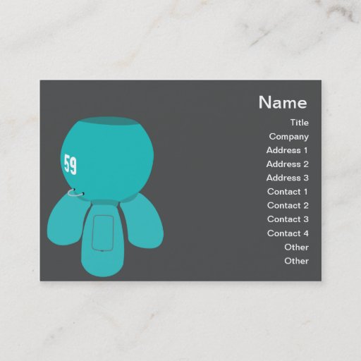 Customizable Robot Spyder - Chubby Business Card