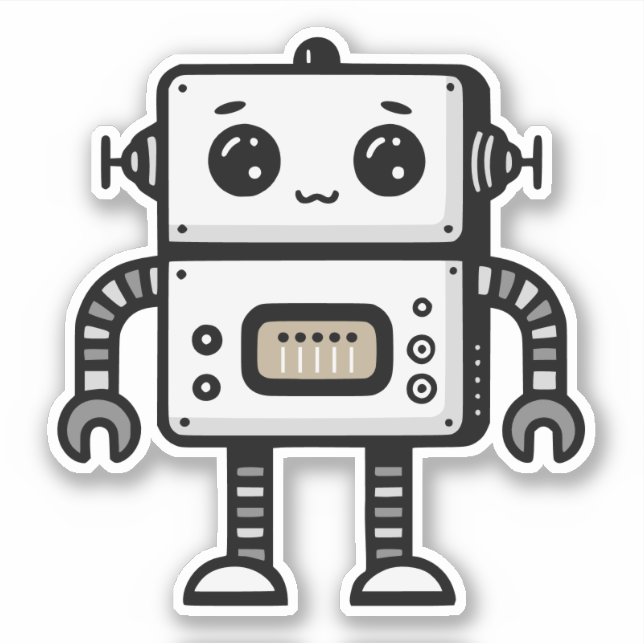 Robot Sticker (Front)