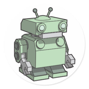 Robot sticker large