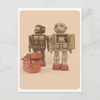 Robot Suburbia Postcard