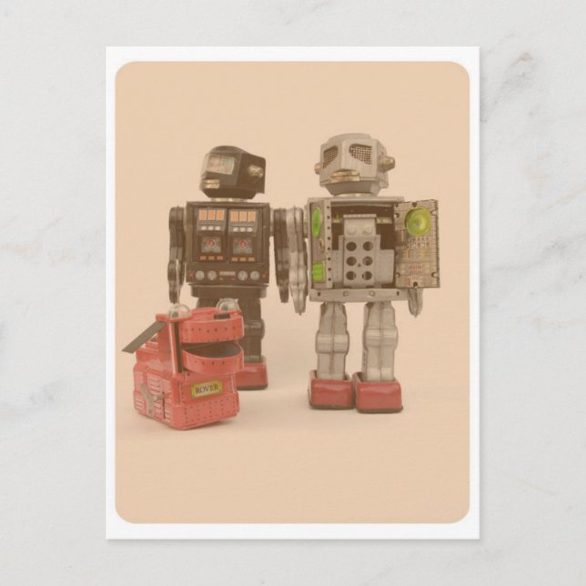Robot Suburbia Postcard (Front)
