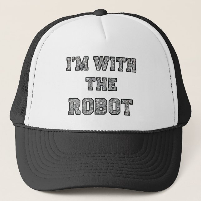 Robot Text Hat (Front)