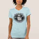 Robot Text Patterned Background T-Shirt