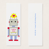Robot Thank Gift Tags (Front & Back)