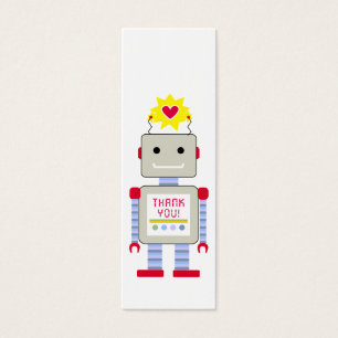 Robot Thank Gift Tags