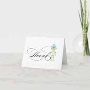 Robot Thank You Card