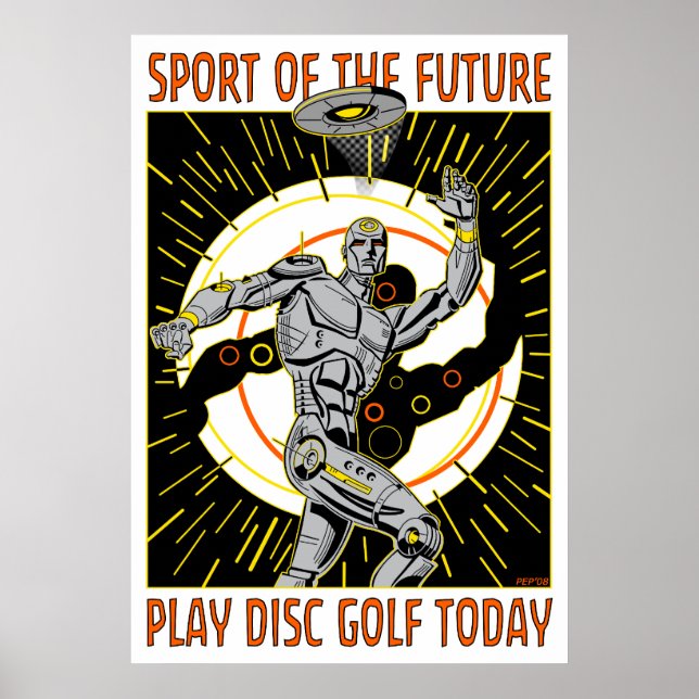 Robot Thrower #1 Poster (Front)