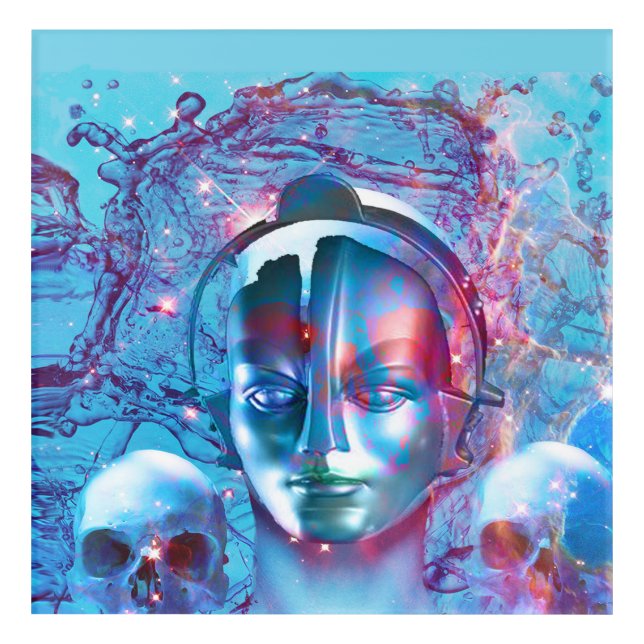 Robot Transcendence Acrylic Print (Front)