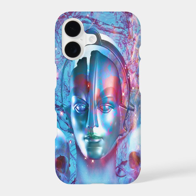 Robot Transcendence Iphone Case (Back)