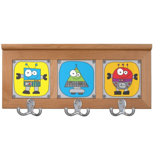 Robot Trio Coat Rack (Front)
