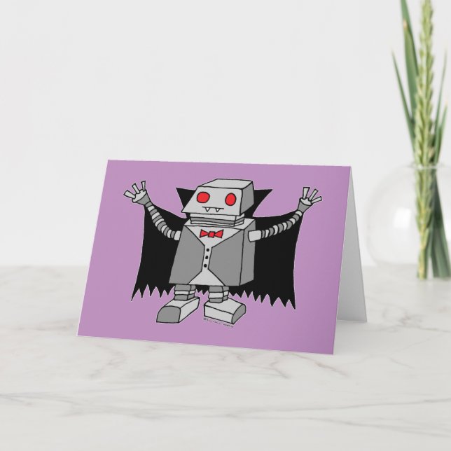 Robot Vampire Card (Front)